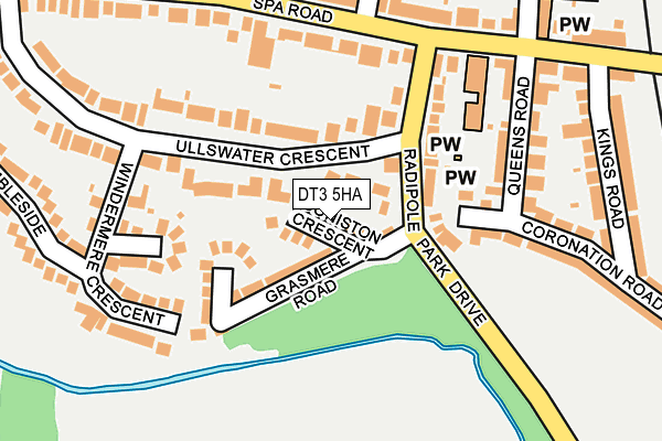 DT3 5HA map - OS OpenMap – Local (Ordnance Survey) DT3 5HA map - OS OpenMap – Local (Ordnance Survey)