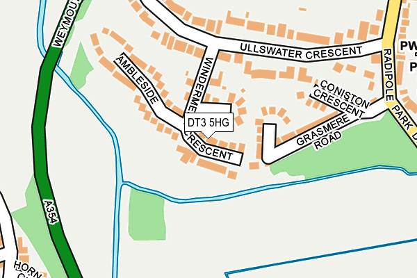 DT3 5HG map - OS OpenMap – Local (Ordnance Survey) DT3 5HG map - OS OpenMap – Local (Ordnance Survey)