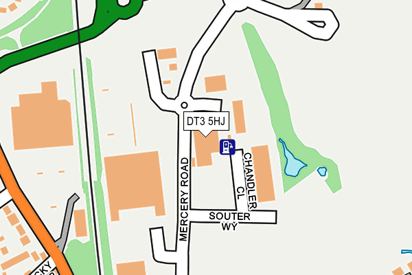 DT3 5HJ map - OS OpenMap – Local (Ordnance Survey) DT3 5HJ map - OS OpenMap – Local (Ordnance Survey)