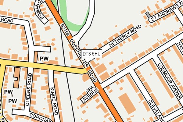 DT3 5HU map - OS OpenMap – Local (Ordnance Survey) DT3 5HU map - OS OpenMap – Local (Ordnance Survey)
