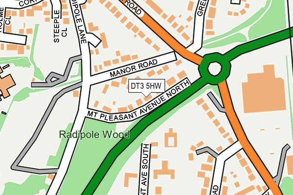 DT3 5HW map - OS OpenMap – Local (Ordnance Survey) DT3 5HW map - OS OpenMap – Local (Ordnance Survey)