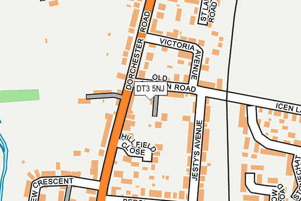 DT3 5NJ map - OS OpenMap – Local (Ordnance Survey) DT3 5NJ map - OS OpenMap – Local (Ordnance Survey)