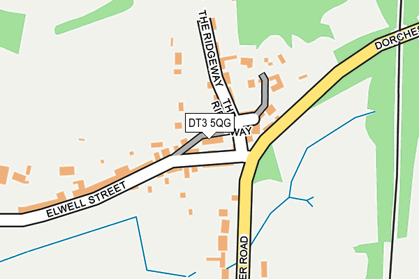 DT3 5QG map - OS OpenMap – Local (Ordnance Survey) DT3 5QG map - OS OpenMap – Local (Ordnance Survey)