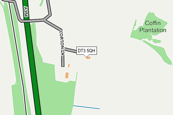 DT3 5QH map - OS OpenMap – Local (Ordnance Survey) DT3 5QH map - OS OpenMap – Local (Ordnance Survey)