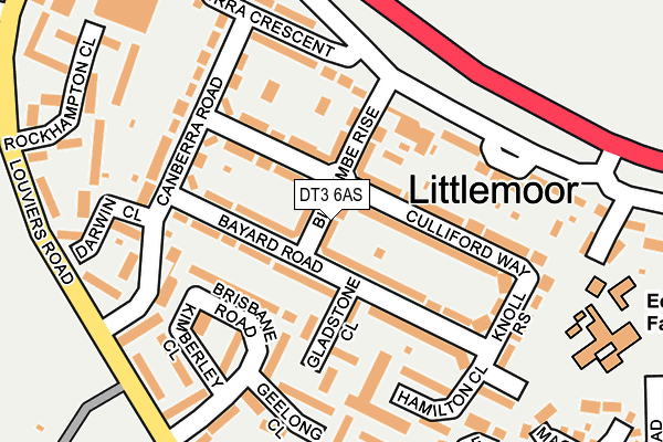 DT3 6AS map - OS OpenMap – Local (Ordnance Survey) DT3 6AS map - OS OpenMap – Local (Ordnance Survey)