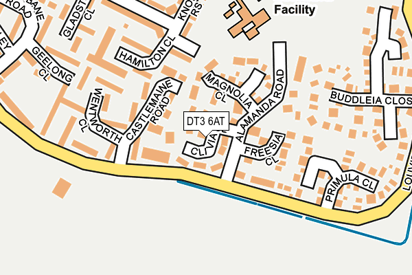DT3 6AT map - OS OpenMap – Local (Ordnance Survey) DT3 6AT map - OS OpenMap – Local (Ordnance Survey)