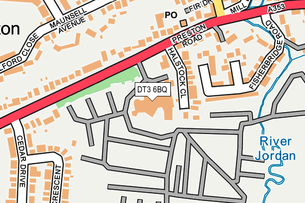 DT3 6BQ map - OS OpenMap – Local (Ordnance Survey) DT3 6BQ map - OS OpenMap – Local (Ordnance Survey)