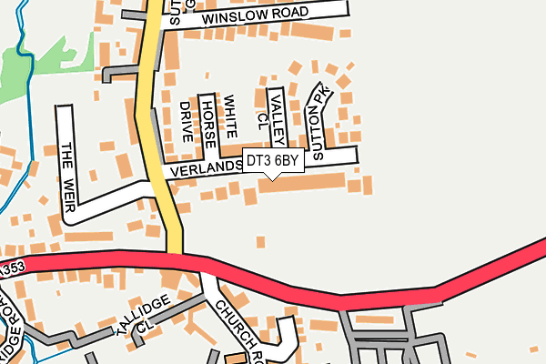DT3 6BY map - OS OpenMap – Local (Ordnance Survey) DT3 6BY map - OS OpenMap – Local (Ordnance Survey)