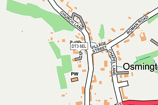 DT3 6EL map - OS OpenMap – Local (Ordnance Survey) DT3 6EL map - OS OpenMap – Local (Ordnance Survey)