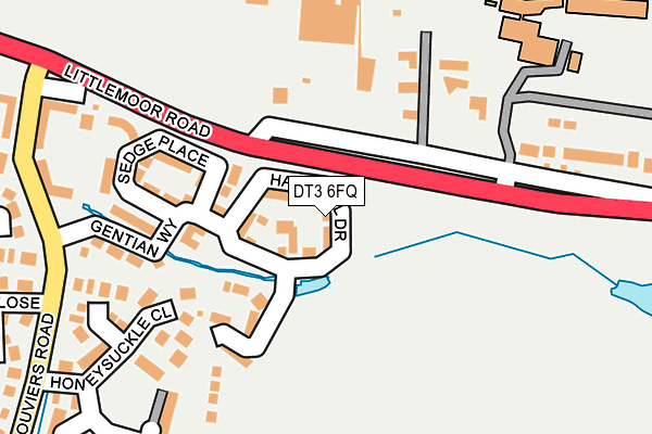 DT3 6FQ map - OS OpenMap – Local (Ordnance Survey) DT3 6FQ map - OS OpenMap – Local (Ordnance Survey)