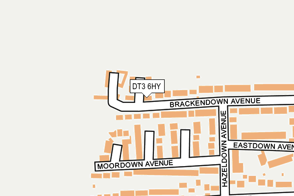 DT3 6HY map - OS OpenMap – Local (Ordnance Survey)