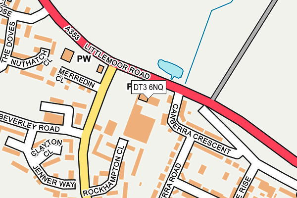 DT3 6NQ map - OS OpenMap – Local (Ordnance Survey) DT3 6NQ map - OS OpenMap – Local (Ordnance Survey)
