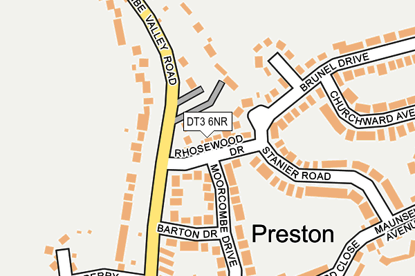 DT3 6NR map - OS OpenMap – Local (Ordnance Survey) DT3 6NR map - OS OpenMap – Local (Ordnance Survey)