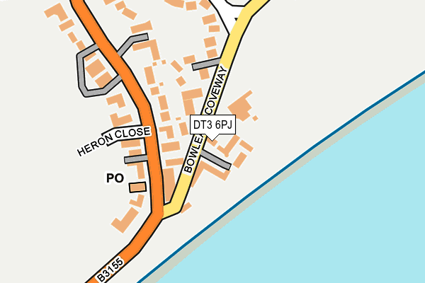 DT3 6PJ map - OS OpenMap – Local (Ordnance Survey) DT3 6PJ map - OS OpenMap – Local (Ordnance Survey)