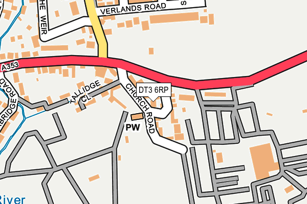 DT3 6RP map - OS OpenMap – Local (Ordnance Survey) DT3 6RP map - OS OpenMap – Local (Ordnance Survey)
