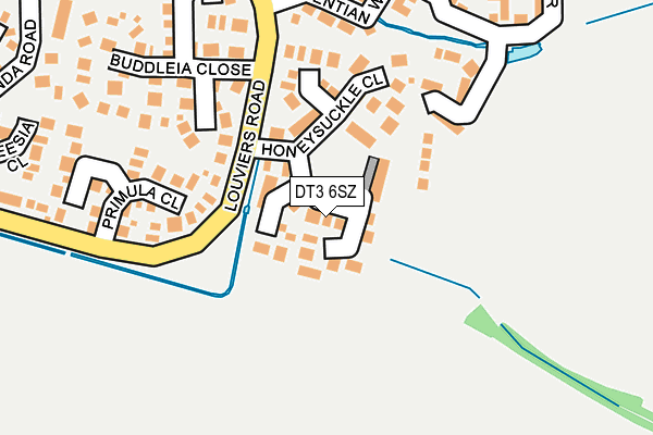 DT3 6SZ map - OS OpenMap – Local (Ordnance Survey) DT3 6SZ map - OS OpenMap – Local (Ordnance Survey)