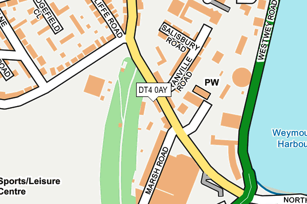 DT4 0AY map - OS OpenMap – Local (Ordnance Survey) DT4 0AY map - OS OpenMap – Local (Ordnance Survey)
