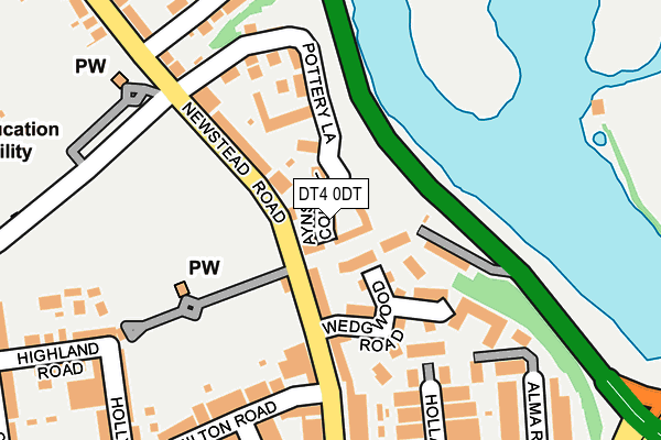 DT4 0DT map - OS OpenMap – Local (Ordnance Survey) DT4 0DT map - OS OpenMap – Local (Ordnance Survey)