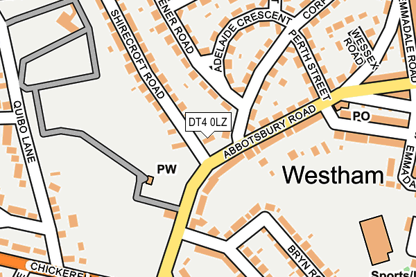 DT4 0LZ map - OS OpenMap – Local (Ordnance Survey) DT4 0LZ map - OS OpenMap – Local (Ordnance Survey)