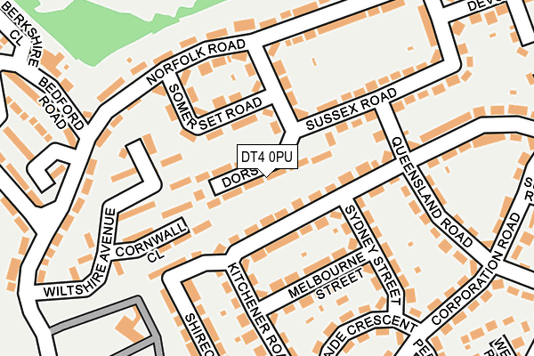 DT4 0PU map - OS OpenMap – Local (Ordnance Survey) DT4 0PU map - OS OpenMap – Local (Ordnance Survey)