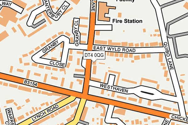 DT4 0QG map - OS OpenMap – Local (Ordnance Survey) DT4 0QG map - OS OpenMap – Local (Ordnance Survey)