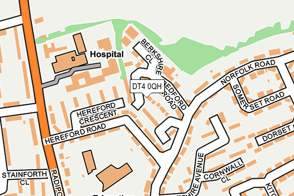 DT4 0QH map - OS OpenMap – Local (Ordnance Survey) DT4 0QH map - OS OpenMap – Local (Ordnance Survey)