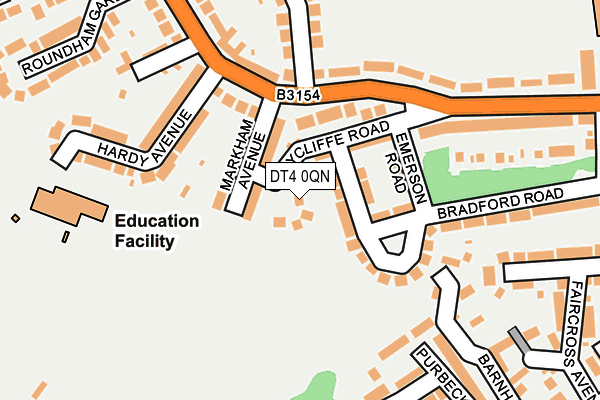 DT4 0QN map - OS OpenMap – Local (Ordnance Survey) DT4 0QN map - OS OpenMap – Local (Ordnance Survey)