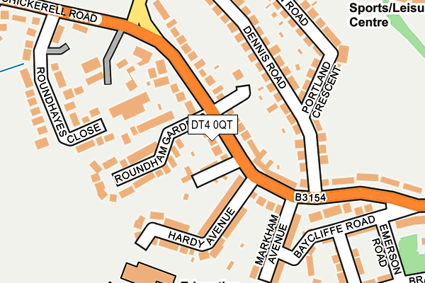 DT4 0QT map - OS OpenMap – Local (Ordnance Survey) DT4 0QT map - OS OpenMap – Local (Ordnance Survey)