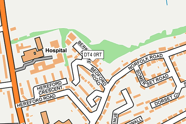 DT4 0RT map - OS OpenMap – Local (Ordnance Survey) DT4 0RT map - OS OpenMap – Local (Ordnance Survey)