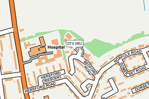 DT4 0RU map - OS OpenMap – Local (Ordnance Survey) DT4 0RU map - OS OpenMap – Local (Ordnance Survey)