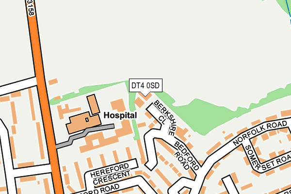 DT4 0SD map - OS OpenMap – Local (Ordnance Survey) DT4 0SD map - OS OpenMap – Local (Ordnance Survey)