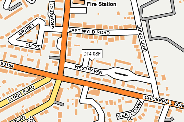 DT4 0SF map - OS OpenMap – Local (Ordnance Survey) DT4 0SF map - OS OpenMap – Local (Ordnance Survey)