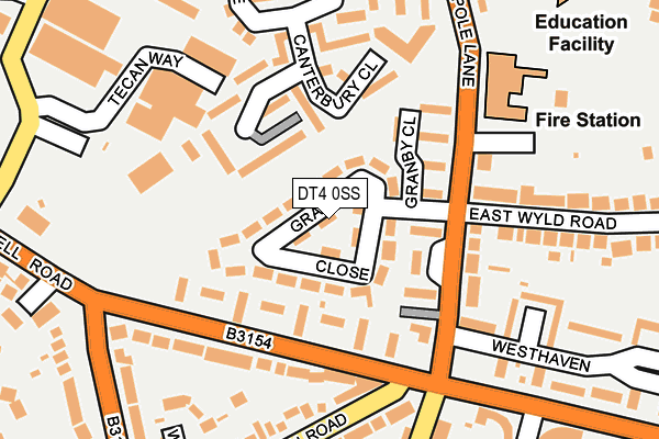 DT4 0SS map - OS OpenMap – Local (Ordnance Survey) DT4 0SS map - OS OpenMap – Local (Ordnance Survey)