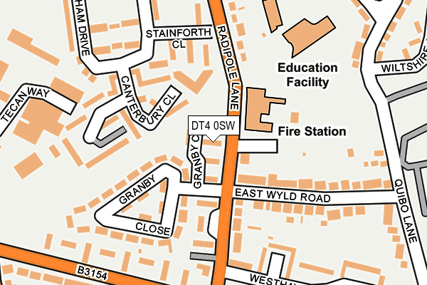 DT4 0SW map - OS OpenMap – Local (Ordnance Survey) DT4 0SW map - OS OpenMap – Local (Ordnance Survey)