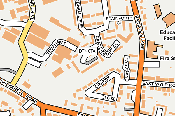 DT4 0TA map - OS OpenMap – Local (Ordnance Survey) DT4 0TA map - OS OpenMap – Local (Ordnance Survey)