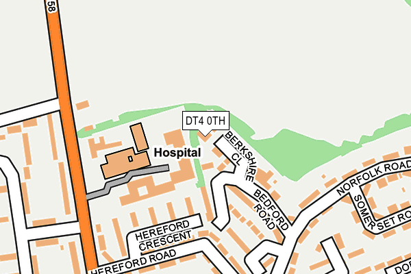 DT4 0TH map - OS OpenMap – Local (Ordnance Survey) DT4 0TH map - OS OpenMap – Local (Ordnance Survey)