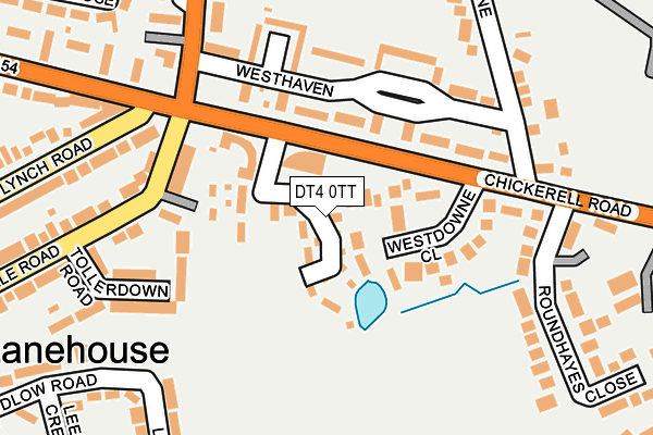 DT4 0TT map - OS OpenMap – Local (Ordnance Survey) DT4 0TT map - OS OpenMap – Local (Ordnance Survey)