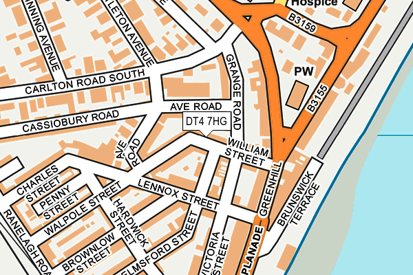 DT4 7HG map - OS OpenMap – Local (Ordnance Survey) DT4 7HG map - OS OpenMap – Local (Ordnance Survey)