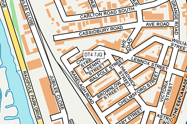 DT4 7JQ map - OS OpenMap – Local (Ordnance Survey) DT4 7JQ map - OS OpenMap – Local (Ordnance Survey)