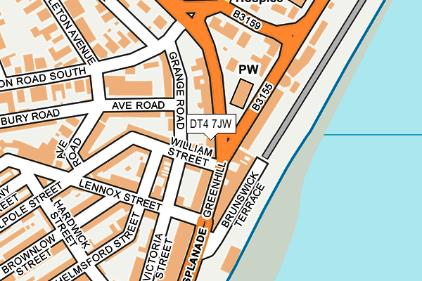 DT4 7JW map - OS OpenMap – Local (Ordnance Survey) DT4 7JW map - OS OpenMap – Local (Ordnance Survey)