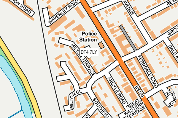 DT4 7LY map - OS OpenMap – Local (Ordnance Survey) DT4 7LY map - OS OpenMap – Local (Ordnance Survey)