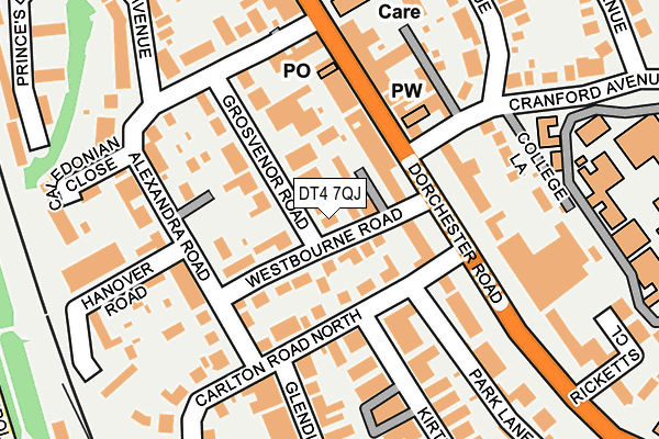 DT4 7QJ map - OS OpenMap – Local (Ordnance Survey) DT4 7QJ map - OS OpenMap – Local (Ordnance Survey)