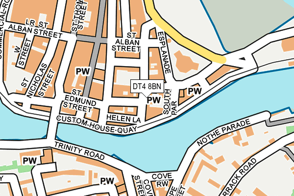 DT4 8BN map - OS OpenMap – Local (Ordnance Survey) DT4 8BN map - OS OpenMap – Local (Ordnance Survey)
