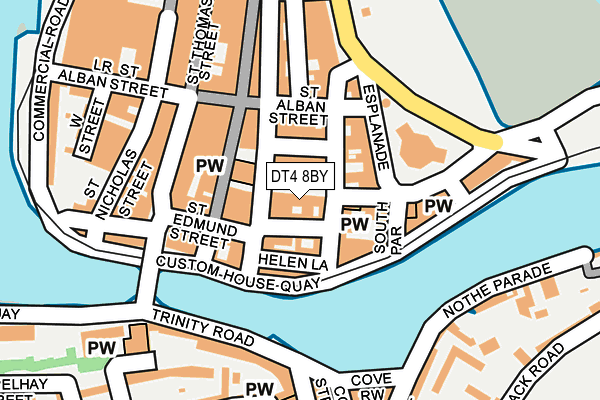 DT4 8BY map - OS OpenMap – Local (Ordnance Survey) DT4 8BY map - OS OpenMap – Local (Ordnance Survey)