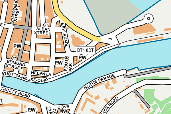 DT4 8DT map - OS OpenMap – Local (Ordnance Survey) DT4 8DT map - OS OpenMap – Local (Ordnance Survey)