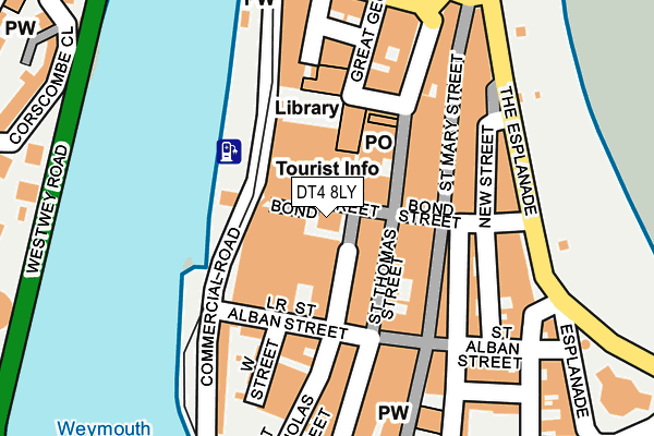 DT4 8LY map - OS OpenMap – Local (Ordnance Survey) DT4 8LY map - OS OpenMap – Local (Ordnance Survey)