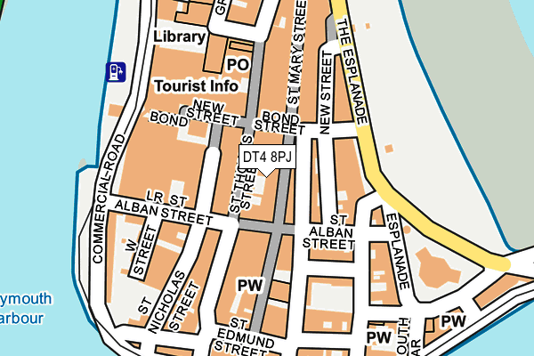 DT4 8PJ map - OS OpenMap – Local (Ordnance Survey) DT4 8PJ map - OS OpenMap – Local (Ordnance Survey)