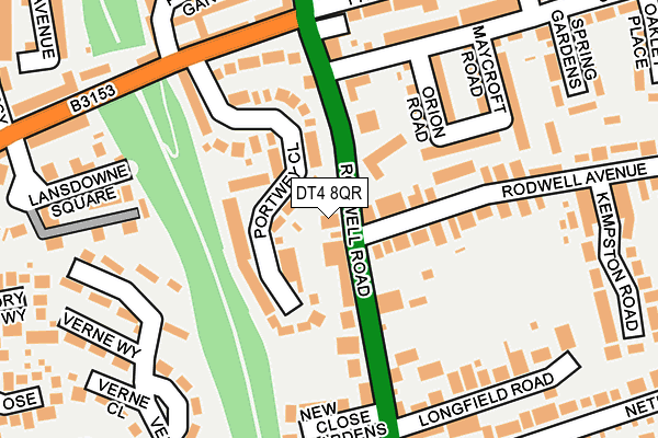 DT4 8QR map - OS OpenMap – Local (Ordnance Survey) DT4 8QR map - OS OpenMap – Local (Ordnance Survey)