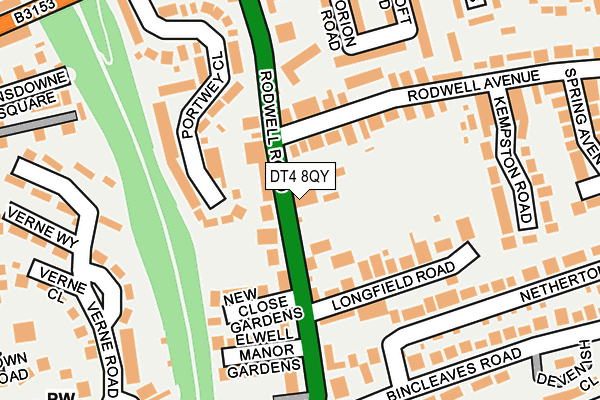 DT4 8QY map - OS OpenMap – Local (Ordnance Survey) DT4 8QY map - OS OpenMap – Local (Ordnance Survey)