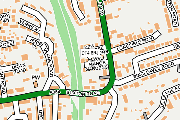 DT4 8RJ map - OS OpenMap – Local (Ordnance Survey) DT4 8RJ map - OS OpenMap – Local (Ordnance Survey)
